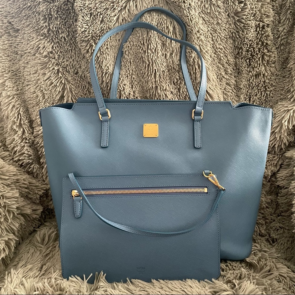Authentic MCM Tote w/ Pouch